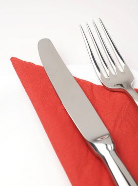 çatal ve bıçak yakın çekim