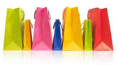 Beyaz alışveriş torbaları