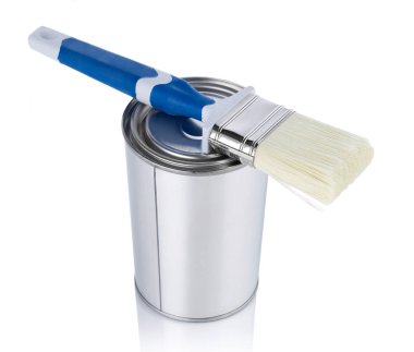 boya ve boya fırçası