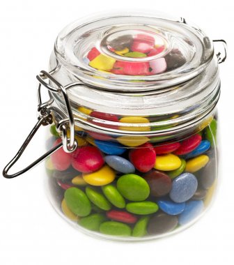 beyaz şeker kavanoz