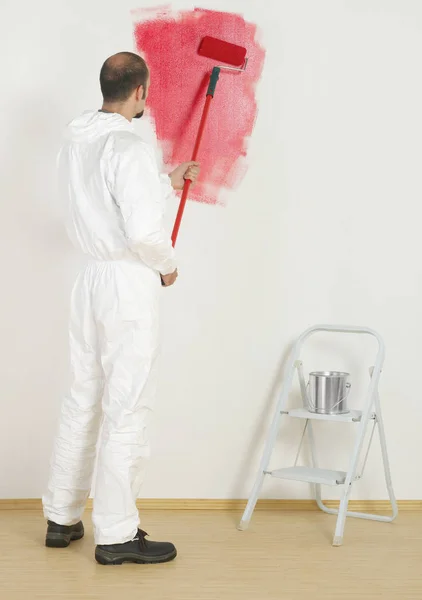 Duvarı boyamak — Stok fotoğraf