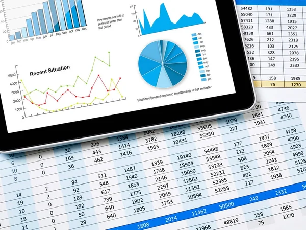 Concepto de informe financiero —  Fotos de Stock