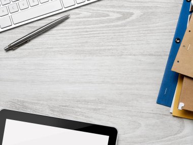 Office tablo yakın çekim