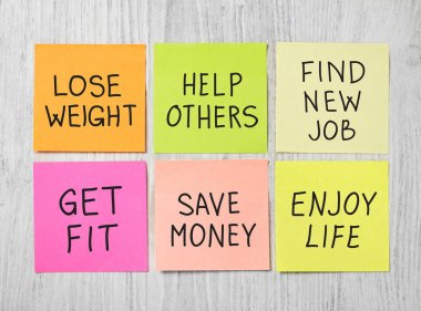 Çözünürlük yapışkanlı notlar