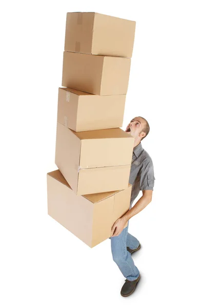 Túl sok dobozok — Stock Fotó