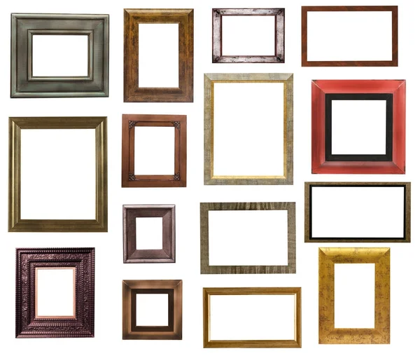 Frames collection on white — Stock Photo, Image