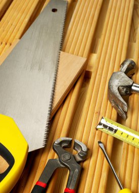 Tools on wood
