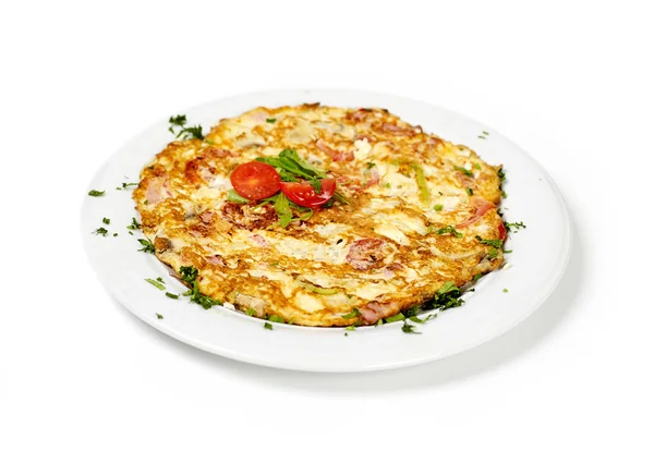 Omelete em branco — Fotografia de Stock