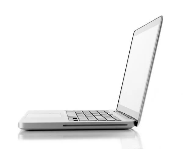 Laptop isolado em branco — Fotografia de Stock