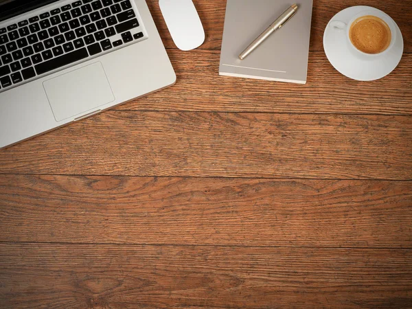 Mesa de trabalho de cima — Fotografia de Stock