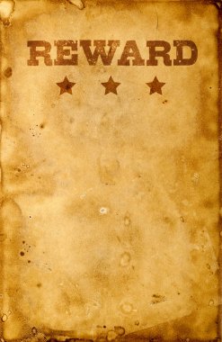 Beyaz üzerine ödül poster