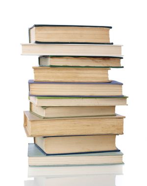 Beyaz kitap yığını