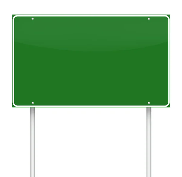 Road sign on white — Stock Photo, Image
