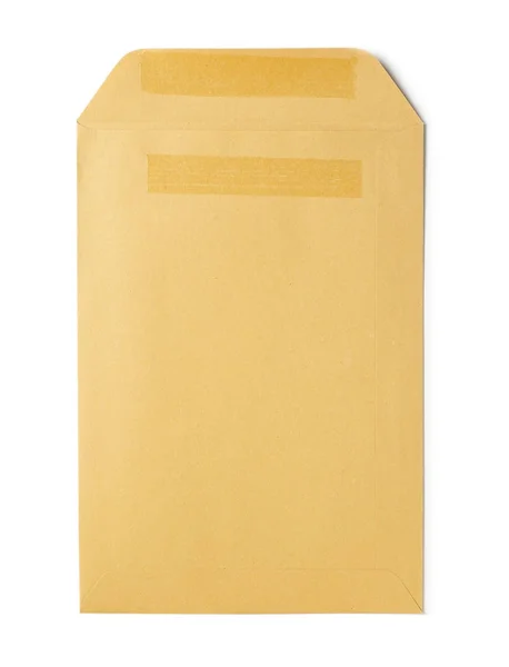 Open envelope on white — Stock Photo, Image