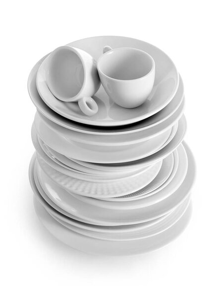 Clean plates and cups