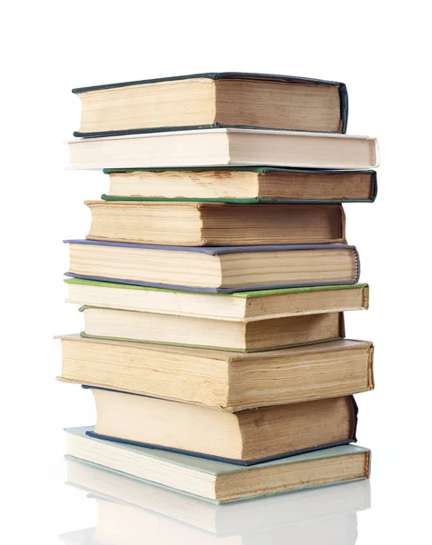 Books on white — Stock Photo, Image