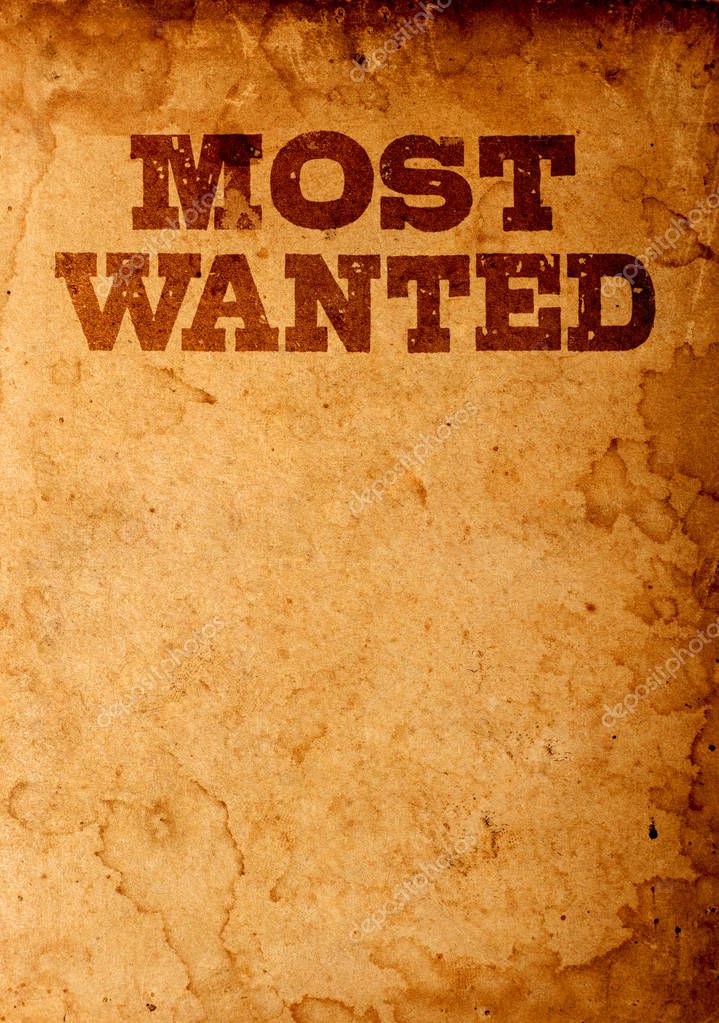 wanted poster