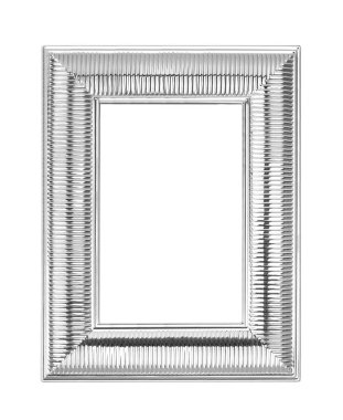 Metalik beyaz karede