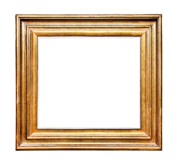 Wooden frame on white — Stock Photo, Image