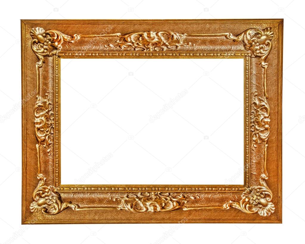 Painting frame on white