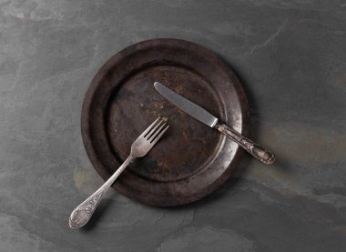 Yukarıdan Vintage yer ayarı