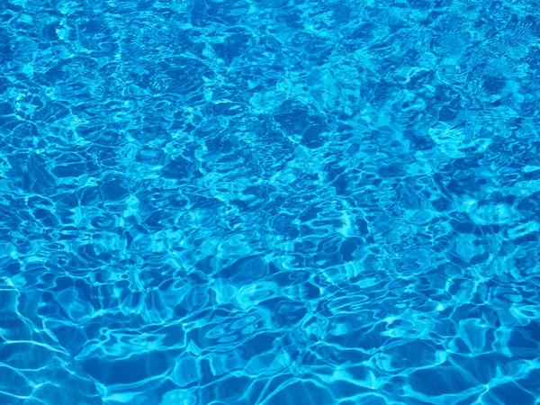 Piscina Azul Textura Água — Fotografia de Stock