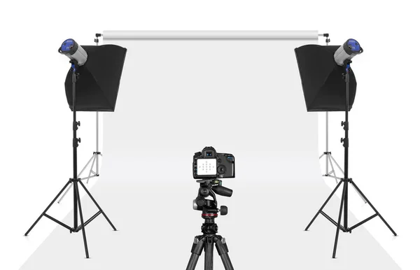 Foto Studio Set Isolerade — Stockfoto