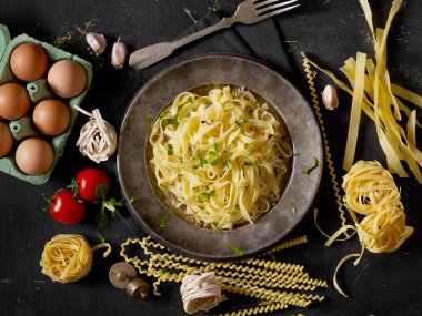 Yukarıdan Tagliatelle