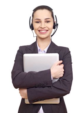 kadın müşteri destek operatörü