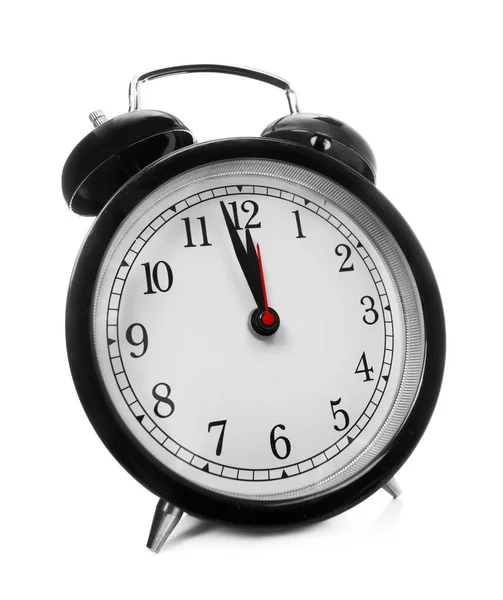 Reloj de fecha límite en blanco — Foto de Stock