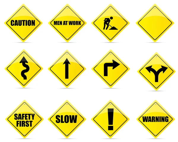 Road signs collection — Stock Photo, Image