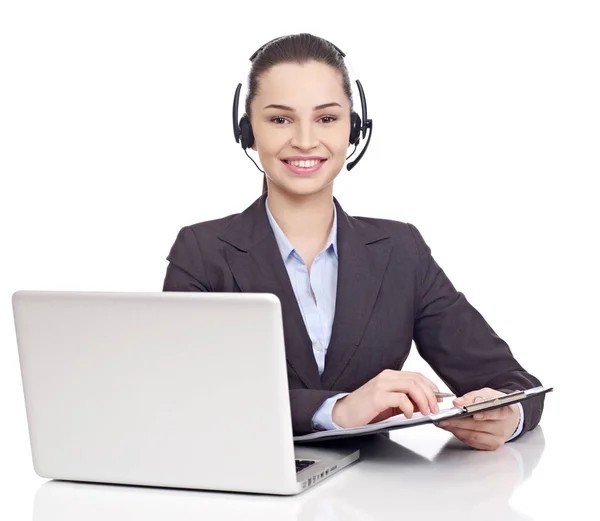 Rappresentante del call center — Foto Stock