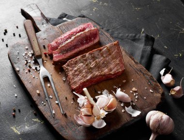 Fileto mignon ve sarımsak