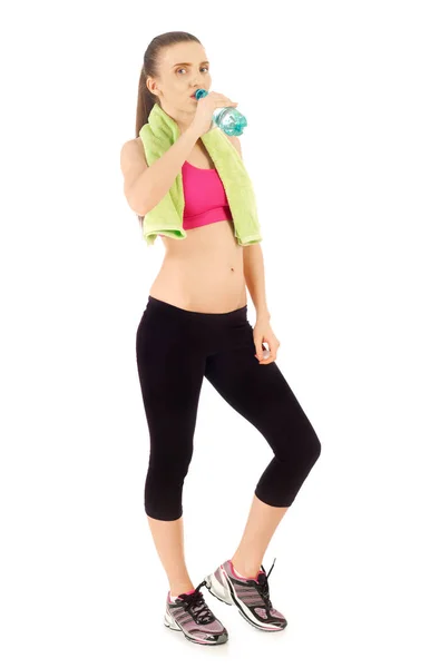 Woman Sport Clothes Isolated — Stock Photo, Image