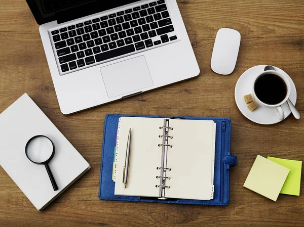 Persoonlijke organizer op Bureau — Stockfoto