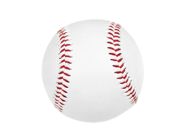 Beisebol Isolado Branco — Fotografia de Stock