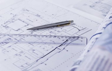 Resepsiyon portre üzerinde planları
