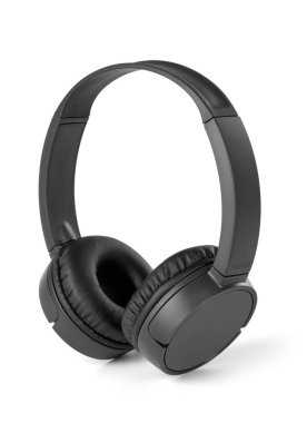 Kablosuz kulaklıklar beyaza izole edildi