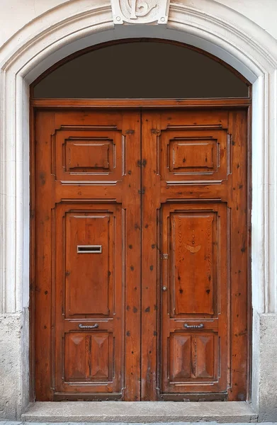 Brown vintage door — 스톡 사진