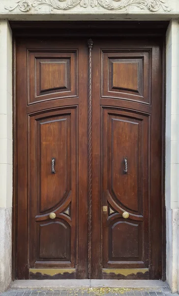 Brown traditional door — 스톡 사진