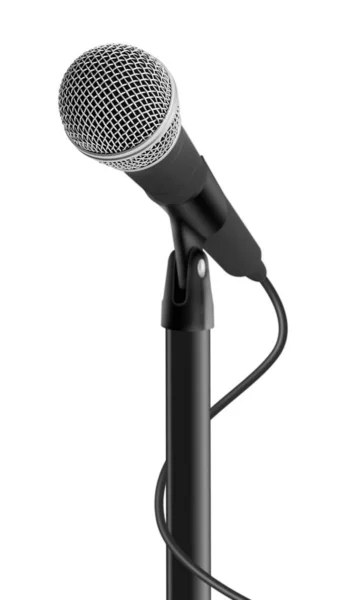 Mikrofon på stativ - Stock-foto
