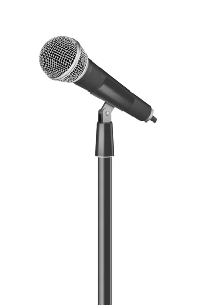 Mikrofon állványon — Stock Fotó