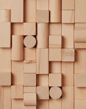 Ahşap küpleri arka plan