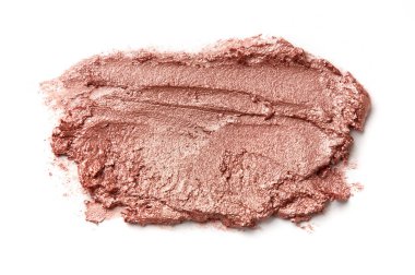 Boyalı fırça darbesi, beyaz arkaplanda izole.