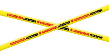 Coronavirus, covid-19, sarı bant kilit