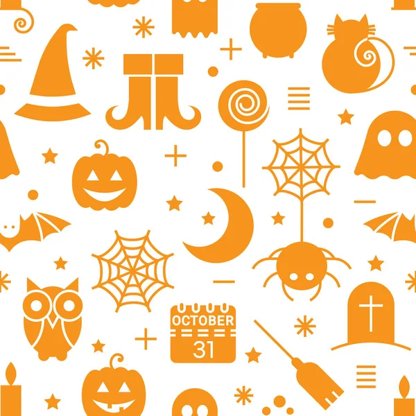 Modèle d'Halloween sans couture — Image vectorielle