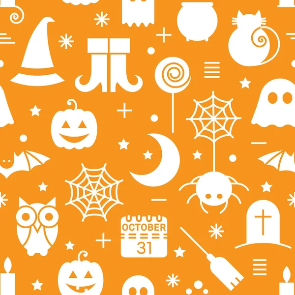 Modèle d'Halloween sans couture — Image vectorielle