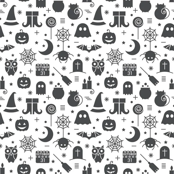 Seamless Halloween pattern — Stock Vector