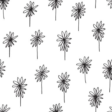 Şirin sorunsuz elle çizilmiş desen