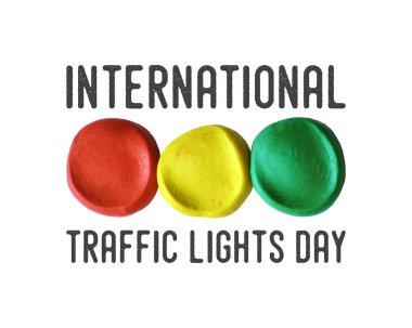 Uluslararası trafik ışıkları gün poster